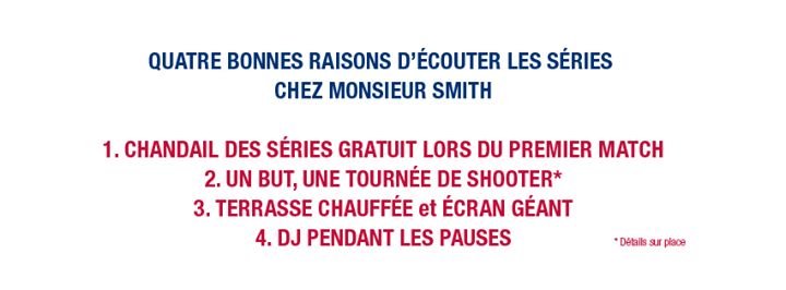 LES SÉRIES chez Monsieur SMITH !