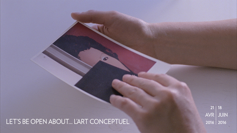 Let's be open about... L'art conceptuel