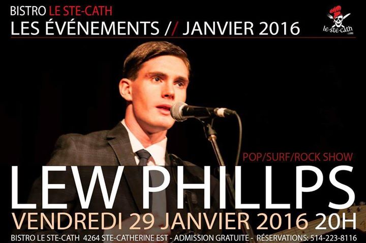 Lew phillips Bistro ste-Cath
