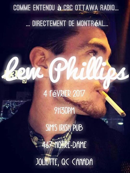 Lew Phillips live at Sim's Irish Pub!!!