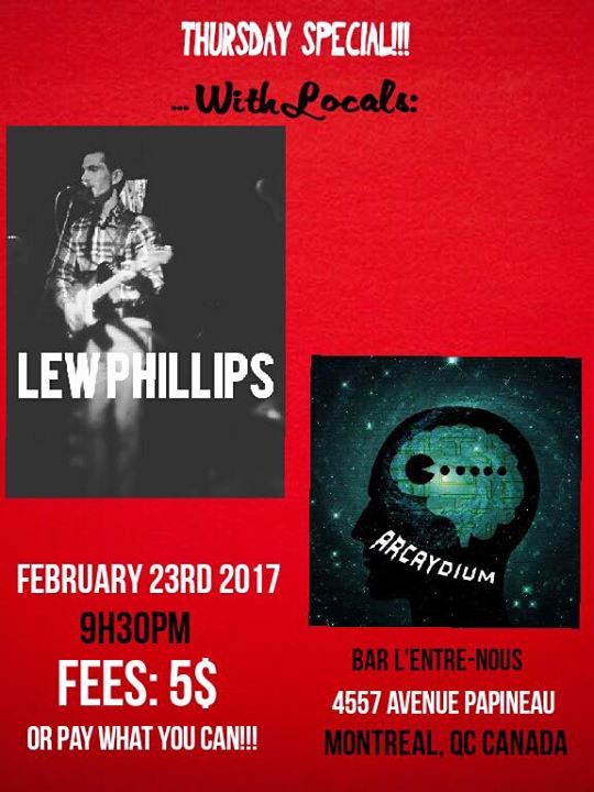 Lew Phillips with Arcaydium!!!