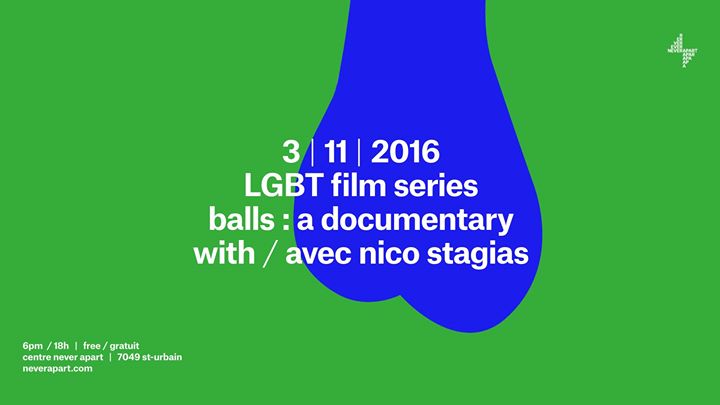 LGBT Film Series: Balls with Nico Stagias