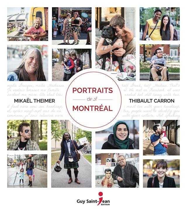 Livre Portraits de/of Montréal Book