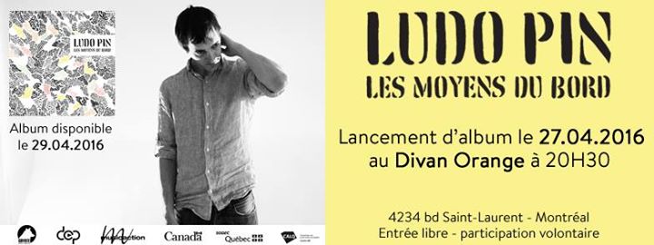 Ludo Pin - Lancement de l'album Les moyens du bord