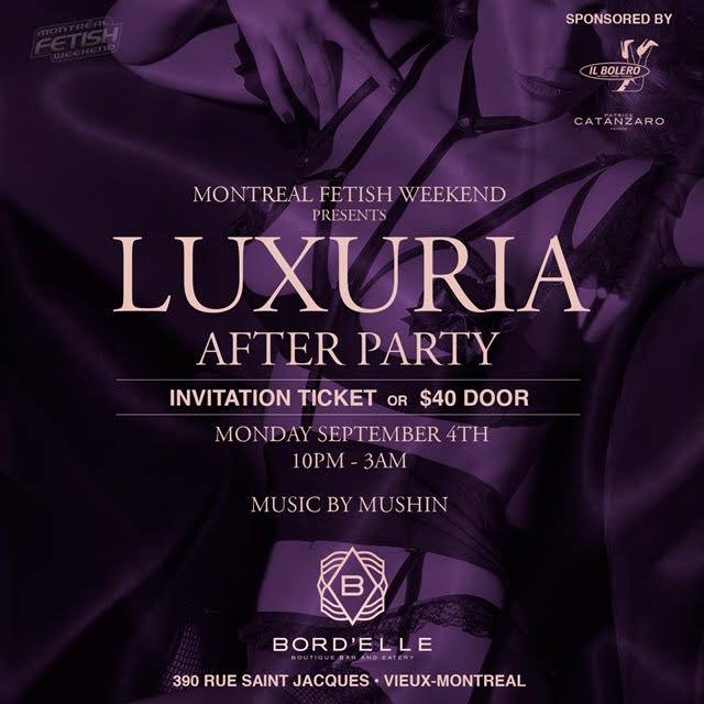 Luxuria After Party :: Montreal Fetish Weekend