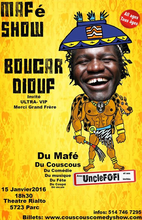 MAFÉ COMEDY SHOW: Couscous AFRIKAIN