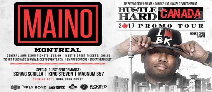 MAINO Live In Montreal - Hustle Hard Canada 2017 Promo Tour