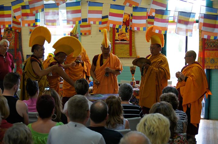 Mandala par les moines tibétains à Montréal