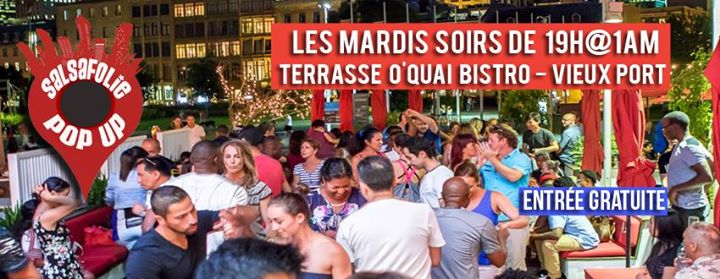 Mardis Salsafolie Pop UP à la terrasse du O'Quai Bistro au Vieux Port de Montréal