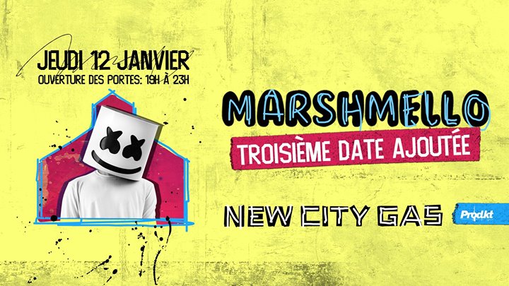 Marshmello - 01.12.2017 [19h - 23h]