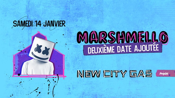 Marshmello // Deuxième date ajoutée - 01.14.2017
