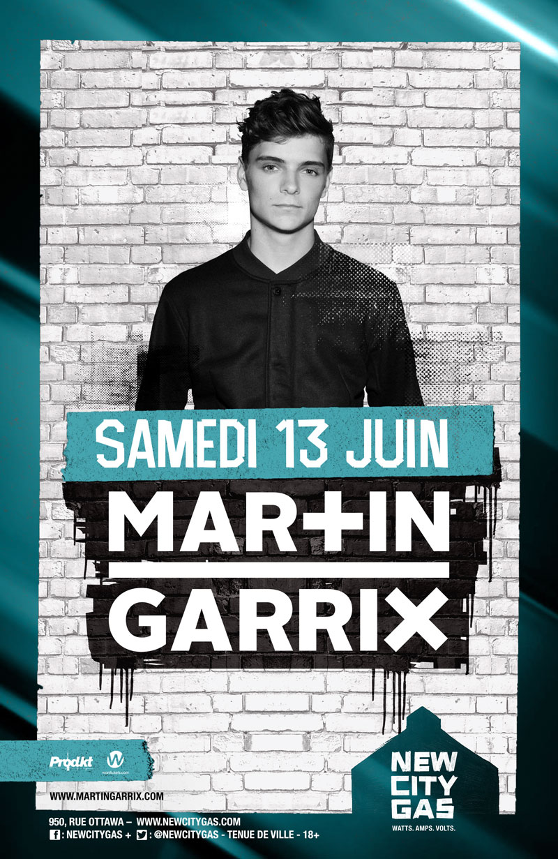 Martin Garrix au New City Gas | Samedi 13 Juin