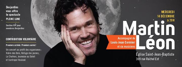 Martin Leon Live Eglise st-jean-baptiste montréal 14dec2016 20 h