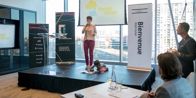 Mashup au Quartier de l'innovation. Client: ASDCM