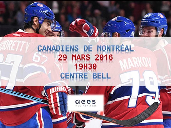Match des Canadiens de Montréal avec l'AECS