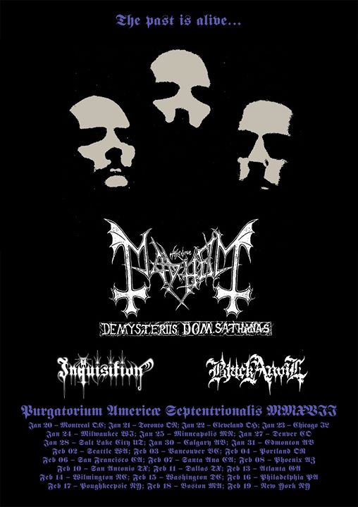 Mayhem : De Mysteriis Dom Sathanas Tour