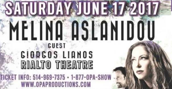 Melina Aslanidou & guest Girogos Lianos Live in Montreal!