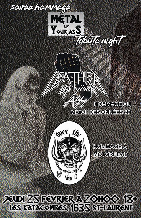 Metal Up Your Ass - Metal Tribute Night