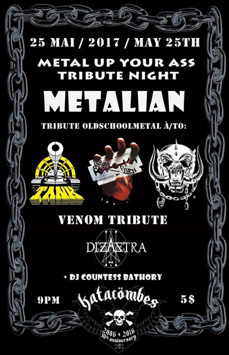 Metal Up Your Ass vol 5 - Metalian cover set - Venom tribute