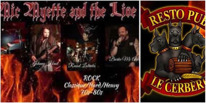 Mic Myette The Live Animals en Show au Resto Pub Le Cerbère
