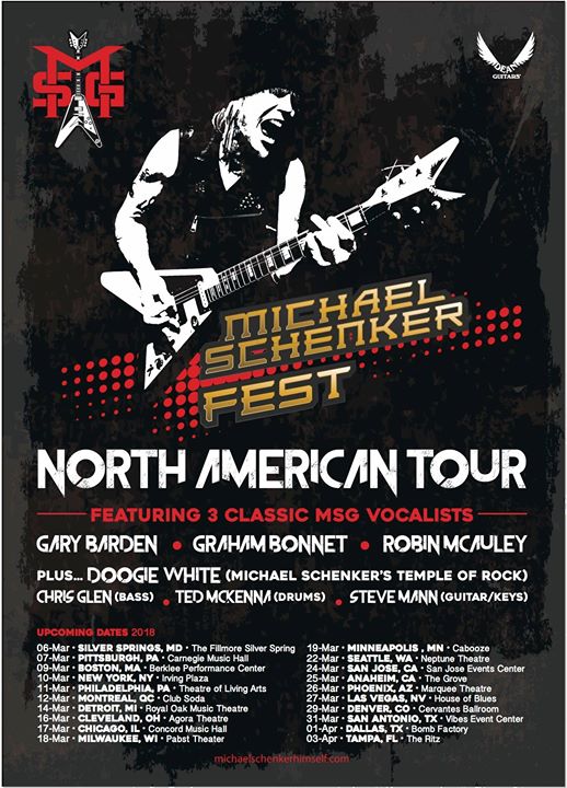Michael Schenker Fest-12 mars,2018 // Club Soda