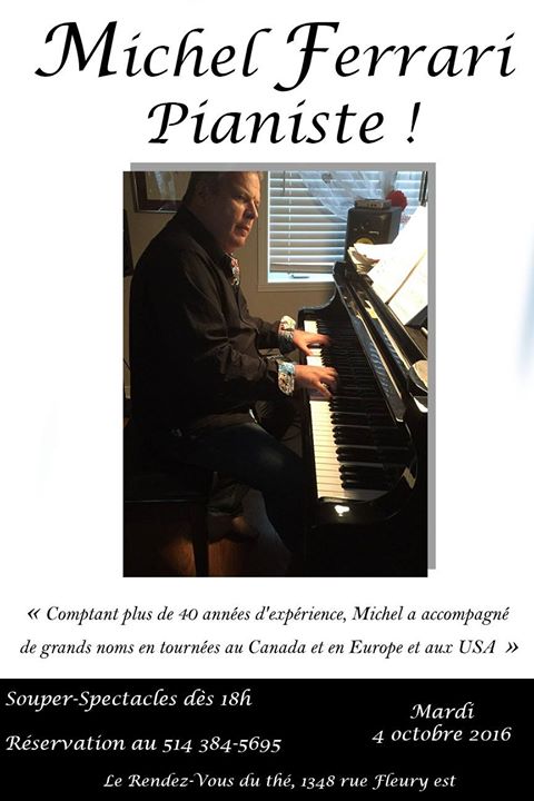 Michel Ferrari, Pianiste!