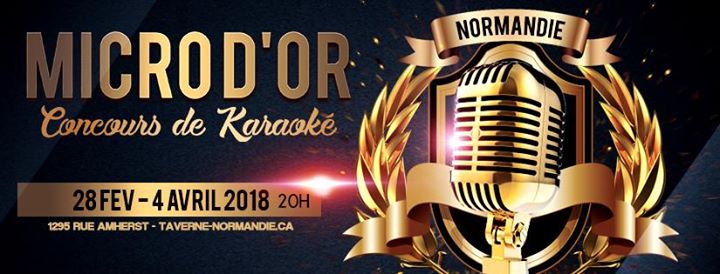 Micro d'Or concours de Karaoke