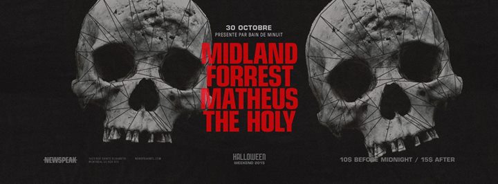 Midland w/ Forrest, Matheus & The Holy | Newspeak Halloween J-2