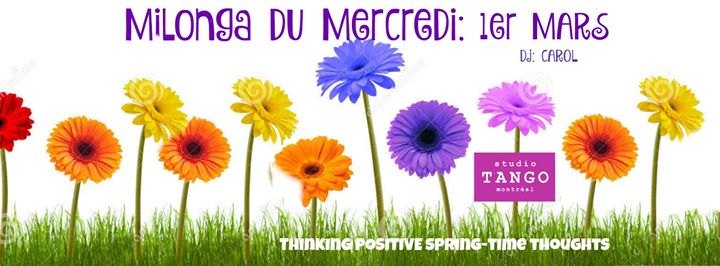 Milonga du Mercredi: 1er MARS, Dj: Carol!