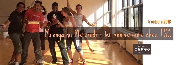 Milonga du Mercredi 5 octobre: 1er anniversaire chez TSC