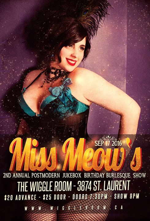 Miss Meow's 2nd Annual Postmodern Jukebox Birthday Burlesque Show