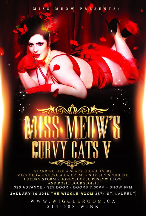 Miss Meow's Curvy Cats V