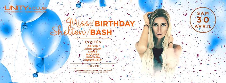 Miss Shelton's Birthday Bash