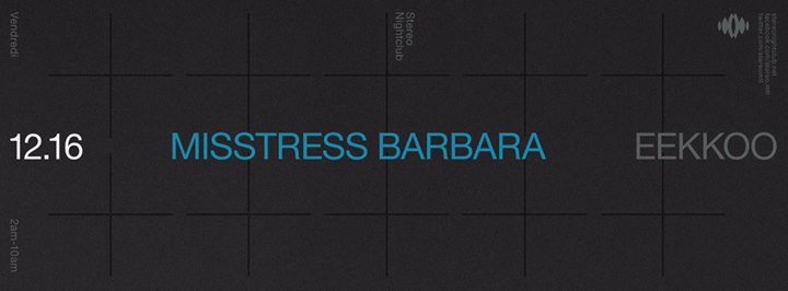 Misstress Barbara - Eekkoo