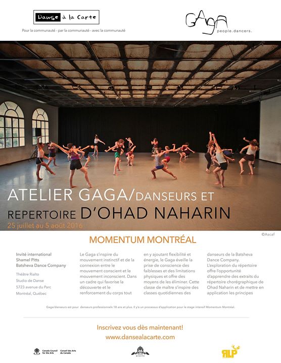 Momentum Montréal - Shamel Pitts - Batsheva Dance Company and Andrew Skeels création