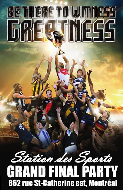 Montreal 2015 AFL Grand Final Party
