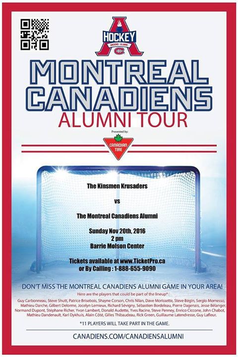 Montreal Canadiens Alumni Tour