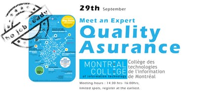 Montreal College's Software Testing and Quality Assurance - Info Session September 2018