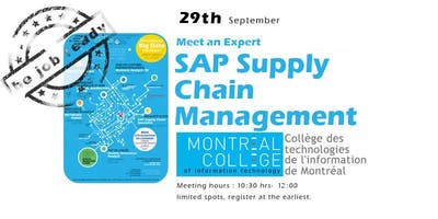 Montreal College's Succeed in SAP Supply Chain Management- Info Session September 2018