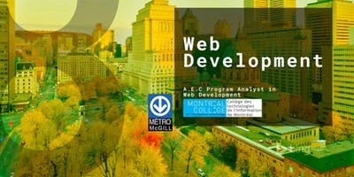 Montreal College's Web App Development - Info-session August 2018