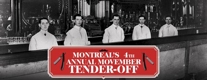 Montreal's 4th Annual Movember Tender-Off