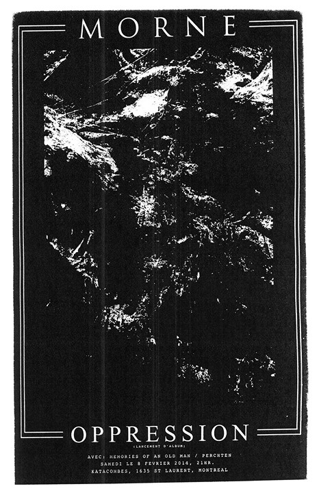 MORNE / OPPRESSION / MEMORIES OF AN OLD MAN/ PERCHTEN