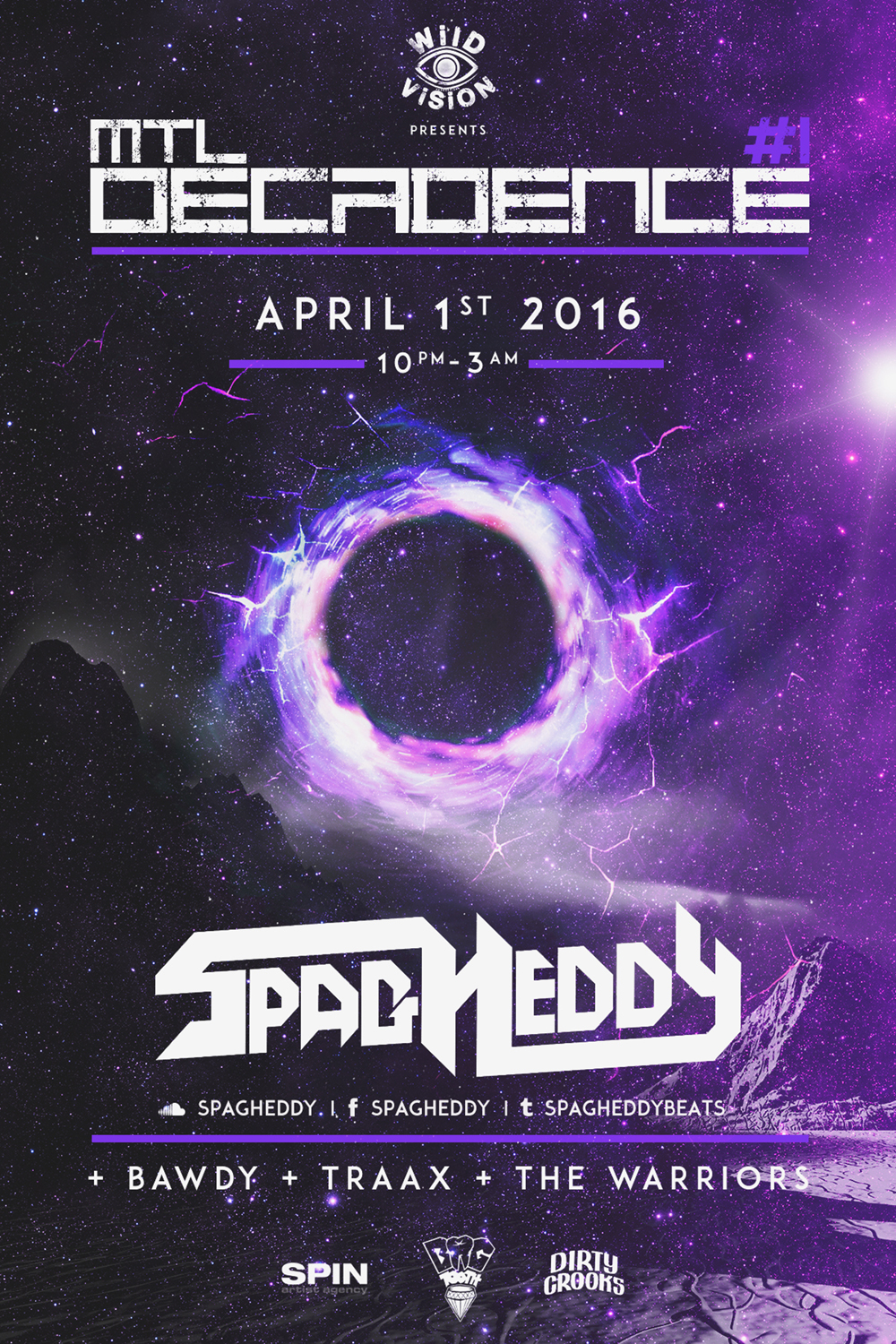 MTL DECADENCE #1 //SPAG HEDDY// MONTREAL