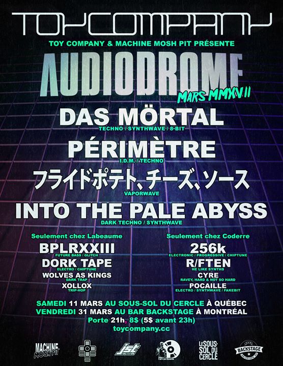 MTL Toy Company, Audiodrome Mars mmxvii, Bar Backstage