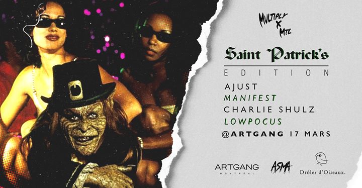 Multiply MTL ~ AJUST / Charlie Shulz / Manifest / Lowpocus