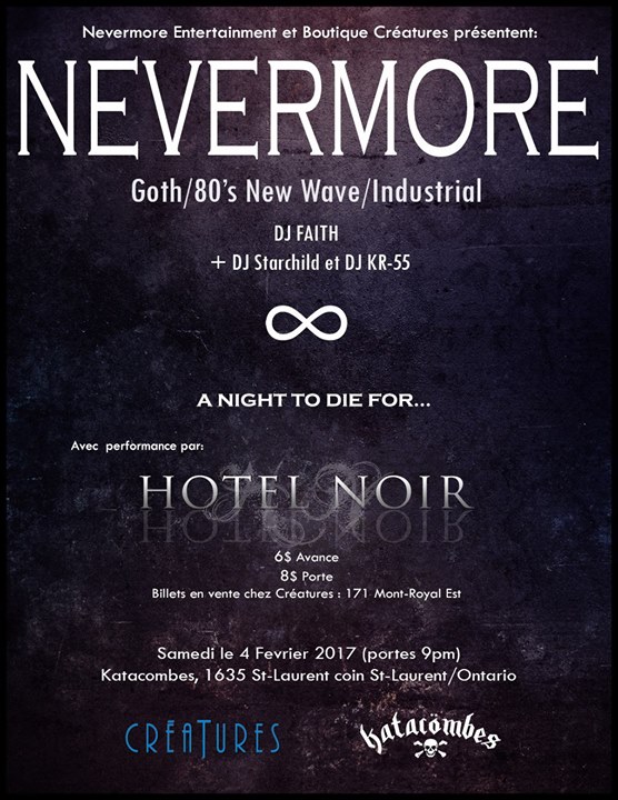 Nevermore, a night to die for