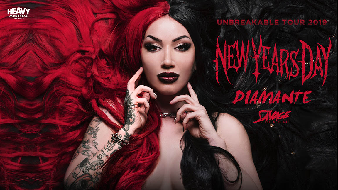 New Years Day, Diamante, Savage After Midnight