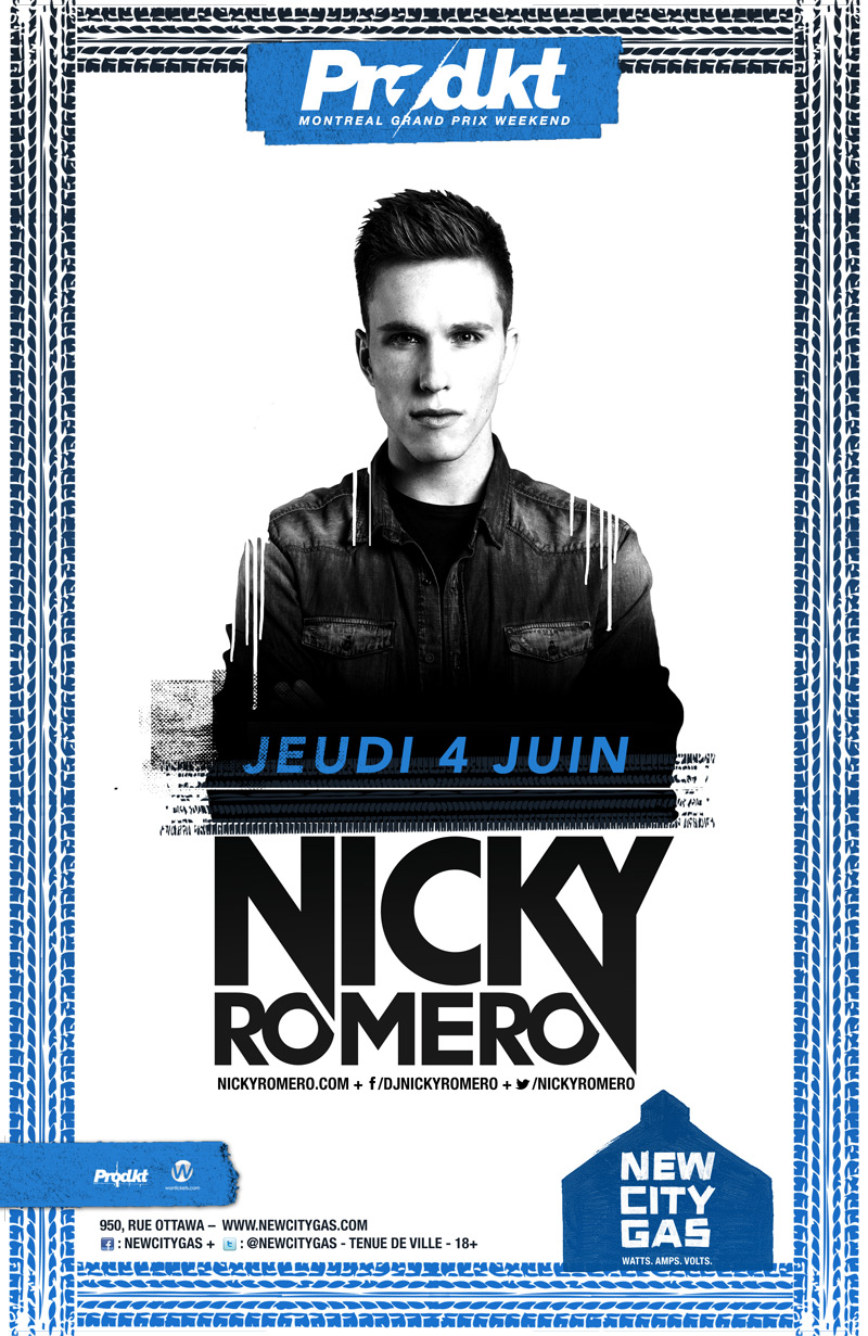 Nicky Romero au New City Gas | Jeudi 4 Juin
