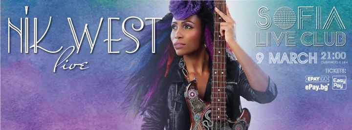 Nik West - Live in Sofia - 09.03.17