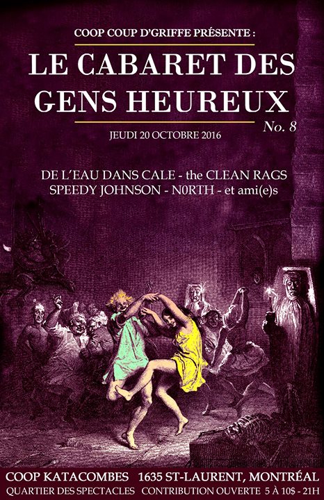 No. 8 - De l'eau dans cale, the Clean Rags, Speedy Johnson N0rth